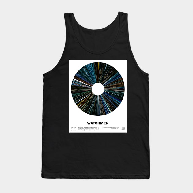 minimal_Watchmen Warp Barcode Movie Tank Top by silver-light